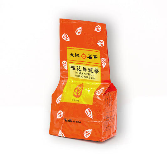 Ten Ren's Tea Osmanthus Oolong Tea, handcrafted Taiwanese oolong infused with natural osmanthus blossoms