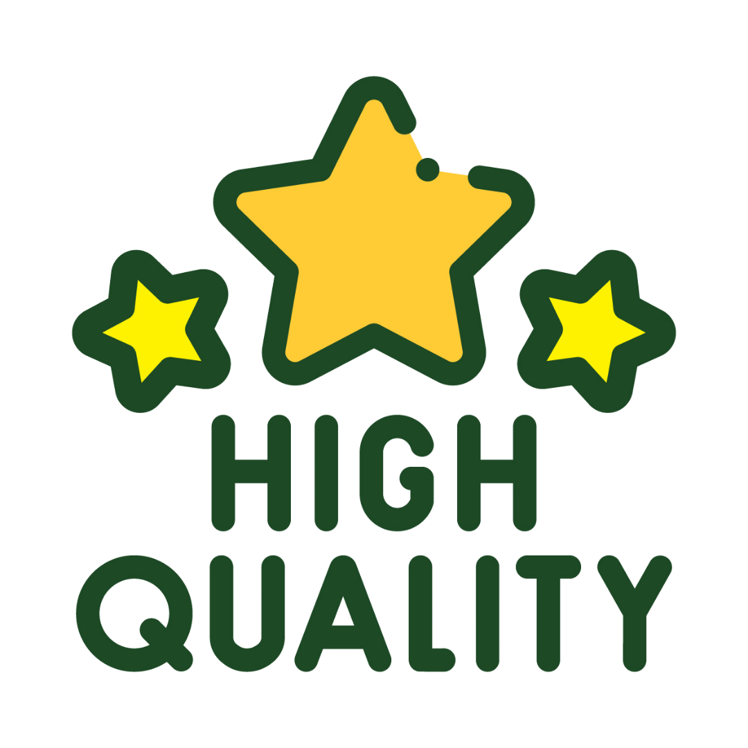High quality icon with three yellow stars