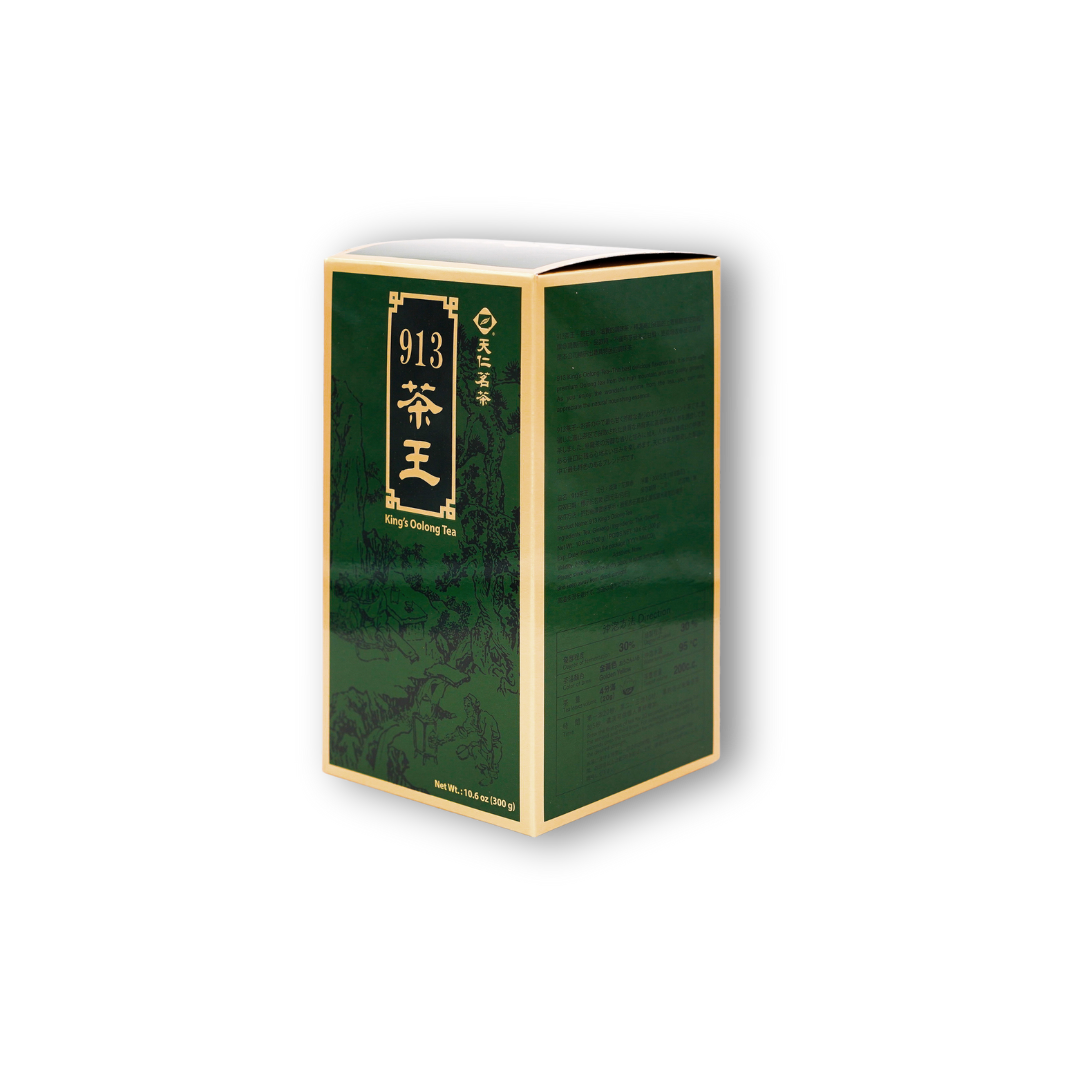 913 King's Ginseng Oolong Tea premium Taiwanese loose leaf tea box