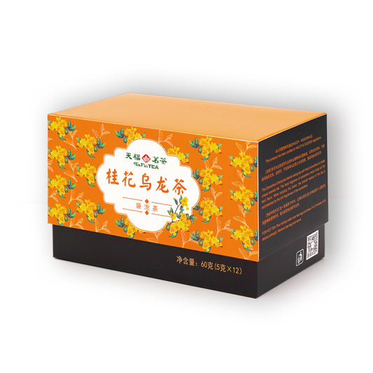 Gui Hua Osmanthus Oolong Pyramid Tea Bags – Natural & Organic