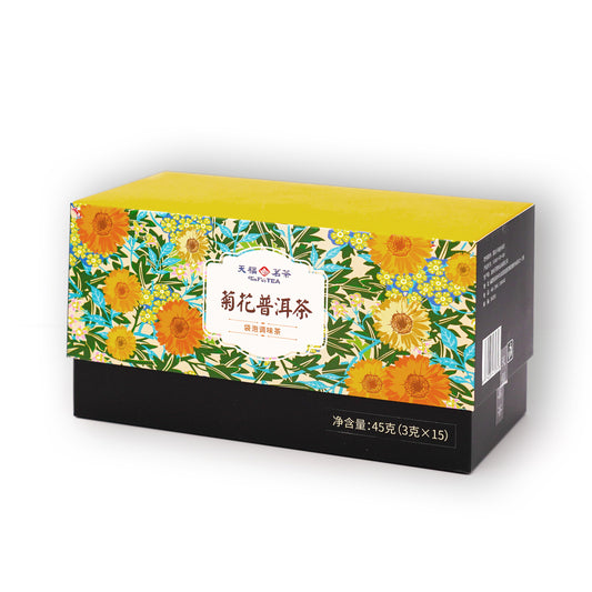 Chrysanthemum Pu-Erh Pyramid Tea Bag (15 Tea Bags) 45 g
