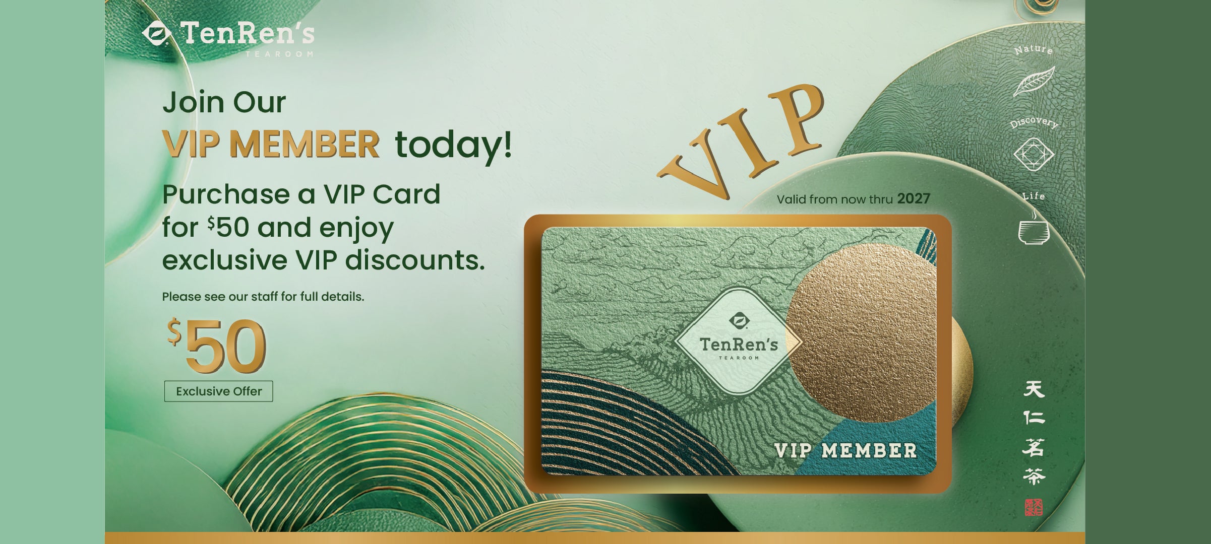 Ten Ren's Tea VIP Membership Program with Exclusive Tea Discounts